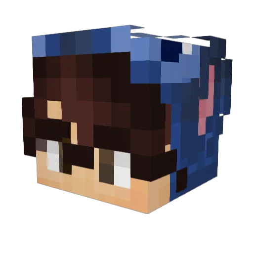 Quique16042012 Minecraft avatar head, 3D render