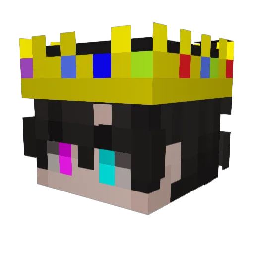 Quirke935 Minecraft avatar head, 3D render