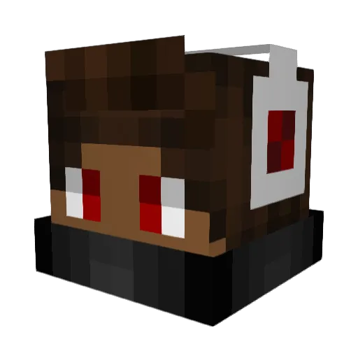 Quissembe1 Minecraft avatar head, 3D render