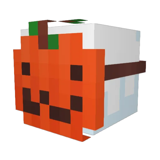 QuitHarbor Minecraft avatar head, 3D render