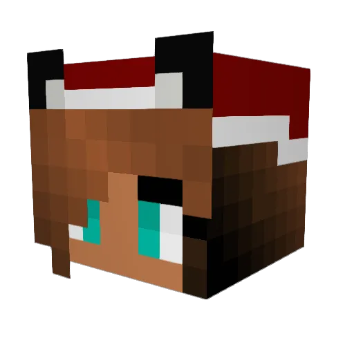 Quite_Contrary Minecraft avatar head, 3D render