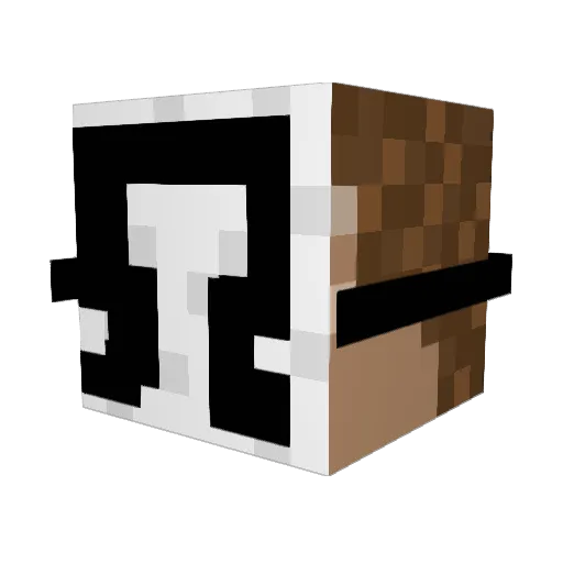 Quixylph Minecraft avatar head, 3D render