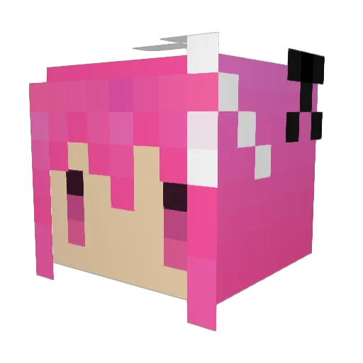 Quizman9000 Minecraft avatar head, 3D render