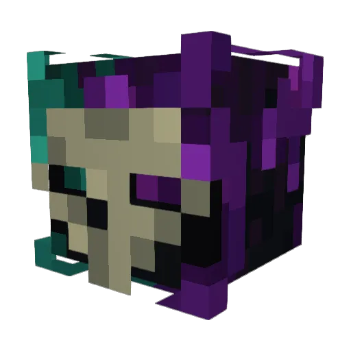 Quiznip Minecraft avatar head, 3D render