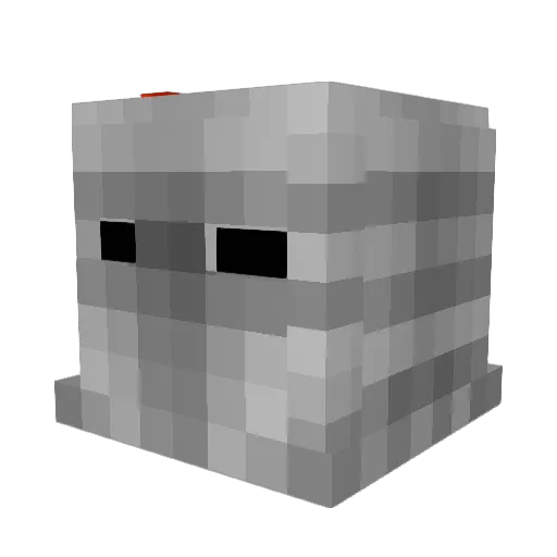 Quizno97 Minecraft avatar head, 3D render