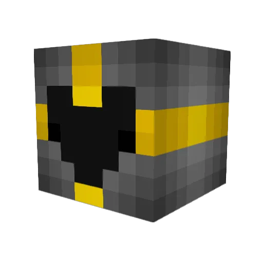 Qumic7 Minecraft avatar head, 3D render