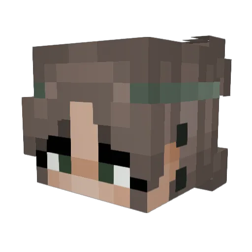 Quokka_Tamer Minecraft avatar head, 3D render