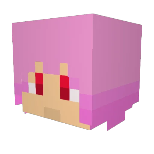 Quon301 Minecraft avatar head, 3D render