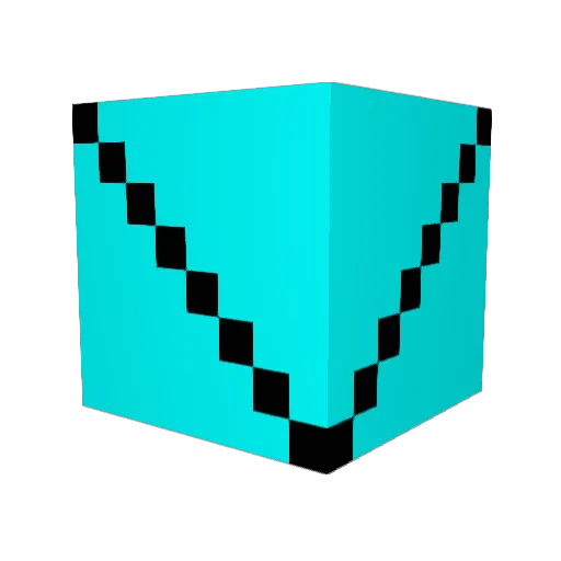 Quor89 Minecraft avatar head, 3D render