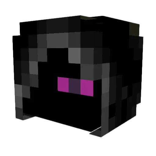 Quotient Minecraft avatar head, 3D render