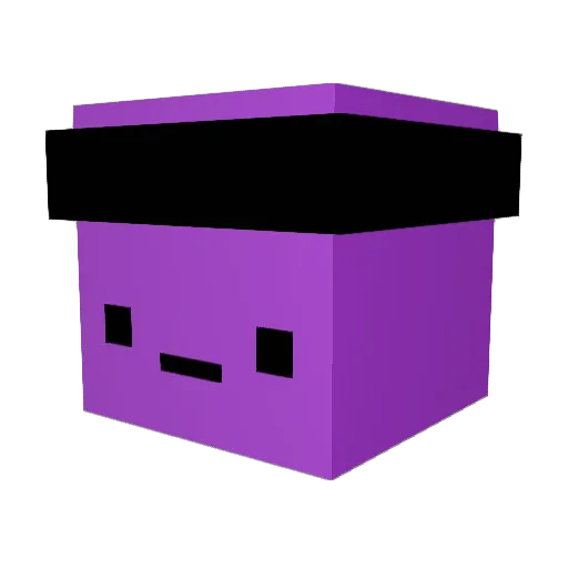 Qurkiter Minecraft avatar head, 3D render