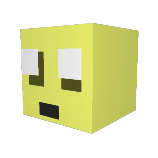 Quwapa_Quwapus Minecraft avatar head, 3D render