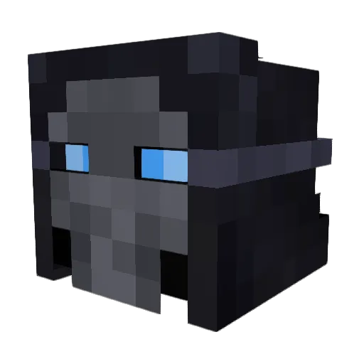 Quwist Minecraft avatar head, 3D render