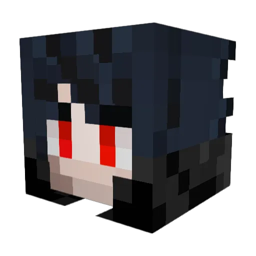 Quyetrick Minecraft avatar head, 3D render