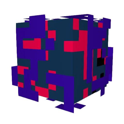 Qwasdy Minecraft avatar head, 3D render