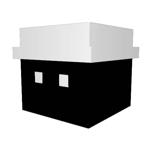Qwaso Minecraft avatar head, 3D render