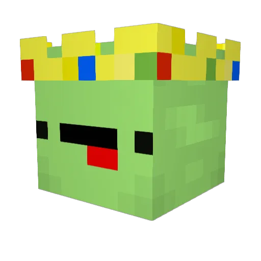 Qwatz_x3 Minecraft avatar head, 3D render