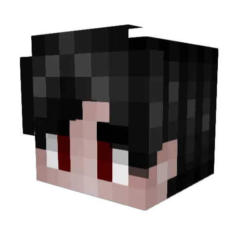 Qwerty2698 Minecraft avatar head, 3D render