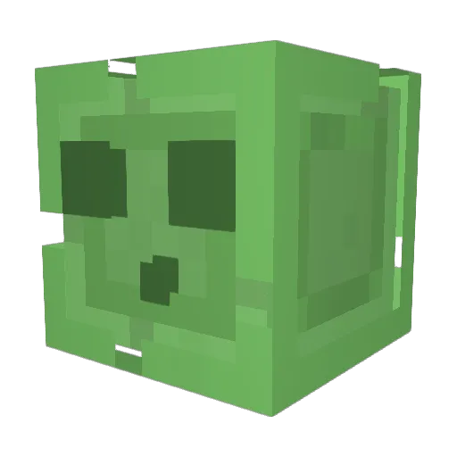 Qwertyuiop0 Minecraft avatar head, 3D render