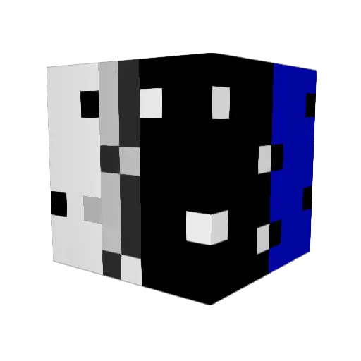 Qwest_mc Minecraft avatar head, 3D render
