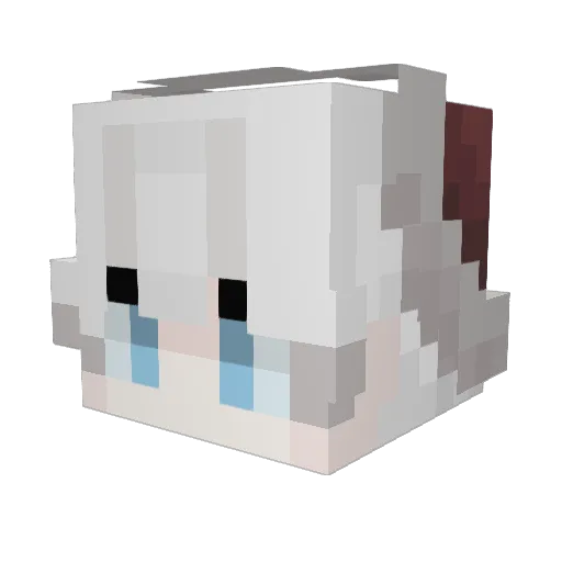 Qwtify Minecraft avatar head, 3D render