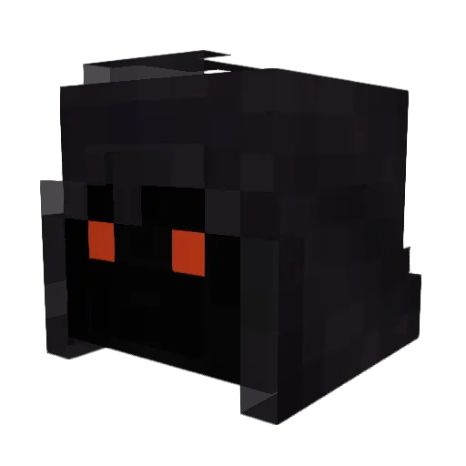 Qwukpi Minecraft avatar head, 3D render