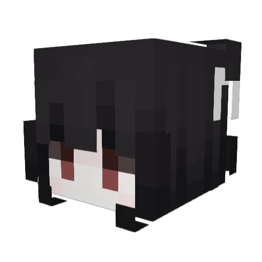QwunberGeorge Minecraft avatar head, 3D render