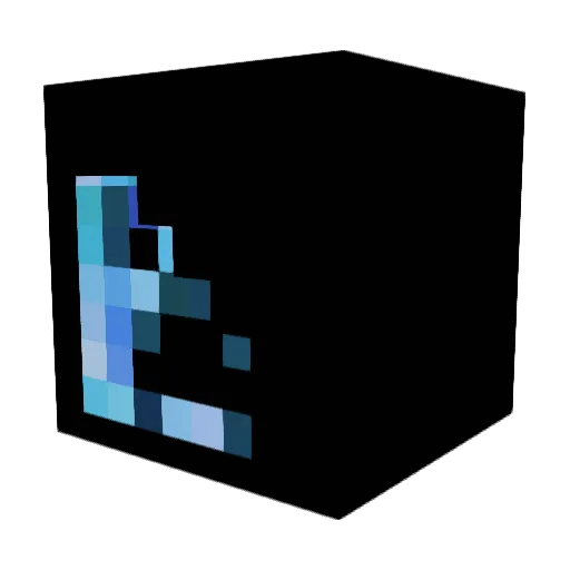 Qwxy6 Minecraft avatar head, 3D render