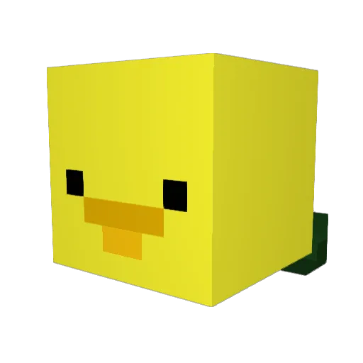 QynhAnh Minecraft avatar head, 3D render