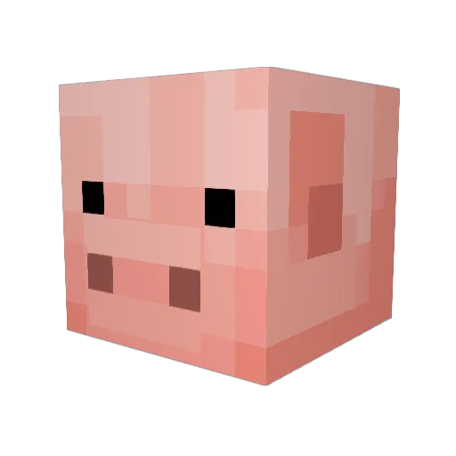 Qyrahl Minecraft avatar head, 3D render