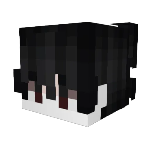 Qyrzo Minecraft avatar head, 3D render