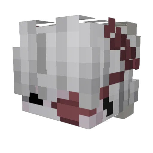 R04Z Minecraft avatar head, 3D render