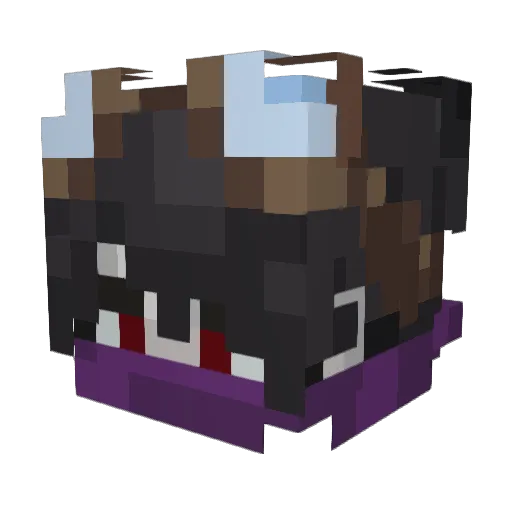 R0B0TFREE Minecraft avatar head, 3D render