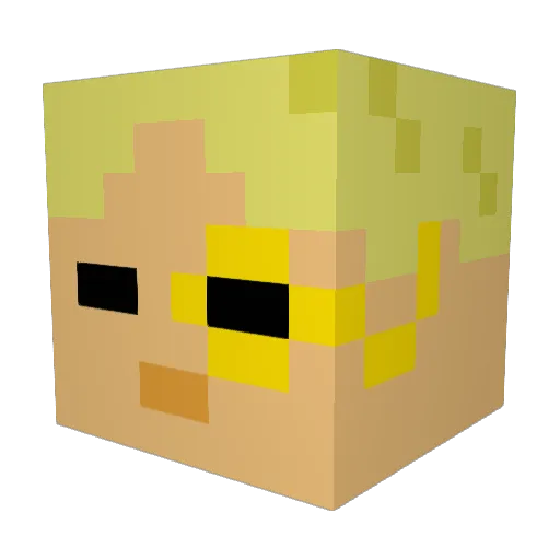 R0BATNYTE Minecraft avatar head, 3D render