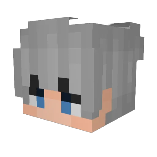 R0D0LF3X Minecraft avatar head, 3D render