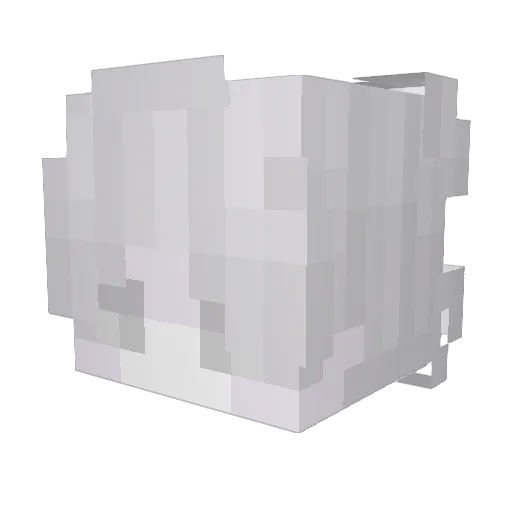 R0MANT1KA Minecraft avatar head, 3D render