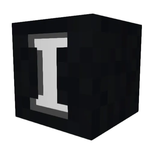 R0RR3 Minecraft avatar head, 3D render