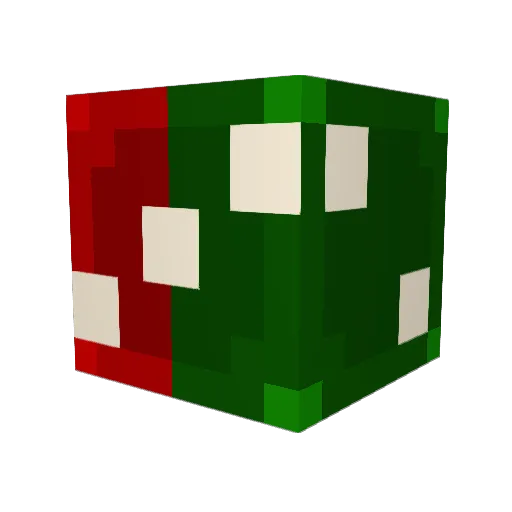 R0RSCHACK Minecraft avatar head, 3D render