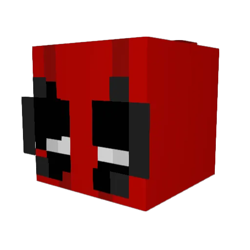 R0V3r69 Minecraft avatar head, 3D render
