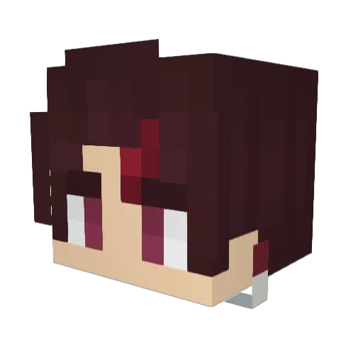 R0WDS Minecraft avatar head, 3D render
