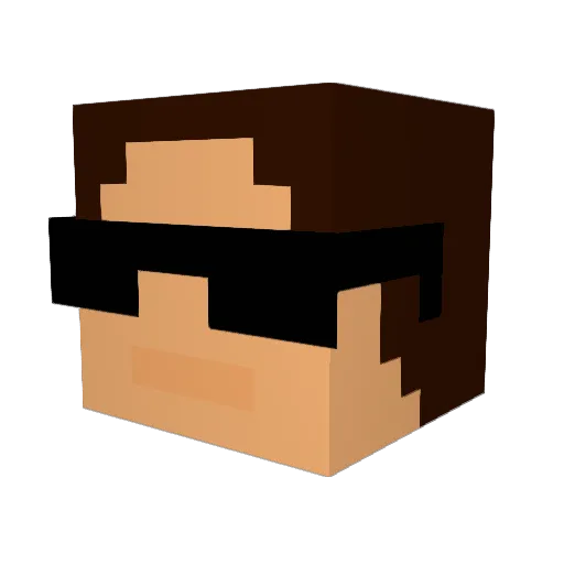 Minecraft-Avatar von R0ad3nt: Kopf als 3D-Render