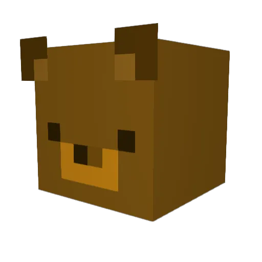 R0bin_3 Minecraft avatar head, 3D render