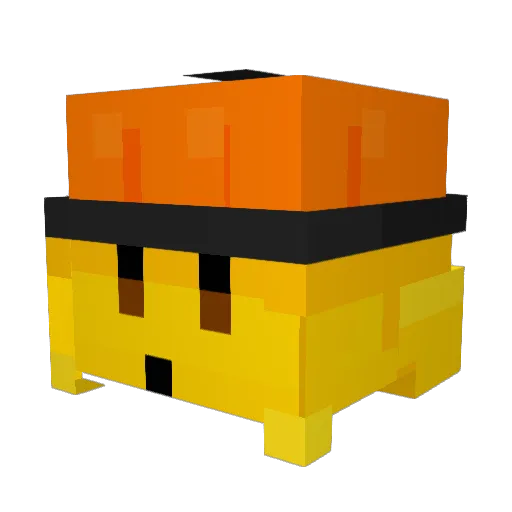 R0bl0xNoob Minecraft avatar head, 3D render