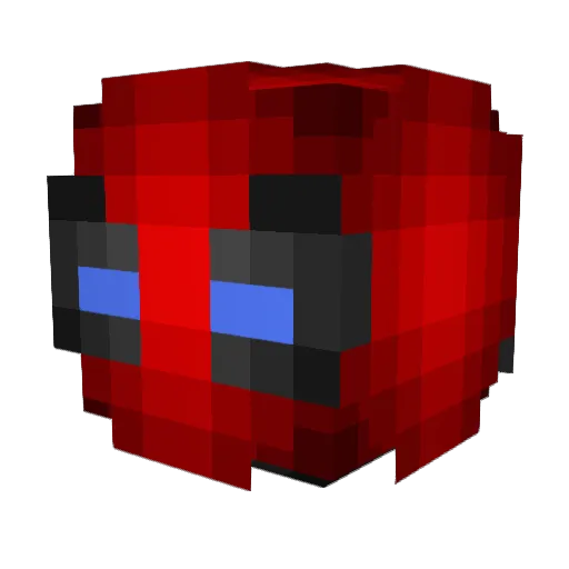 R0dDi Minecraft avatar head, 3D render