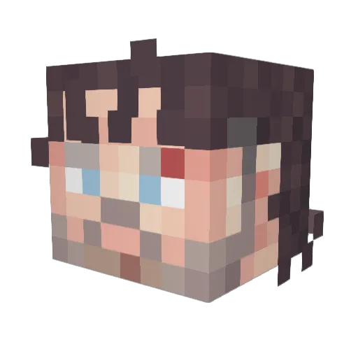 R0il_ Minecraft avatar head, 3D render