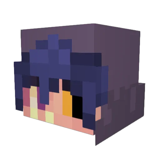 R0manM0ss Minecraft avatar head, 3D render