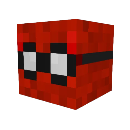 R0mn Minecraft avatar head, 3D render