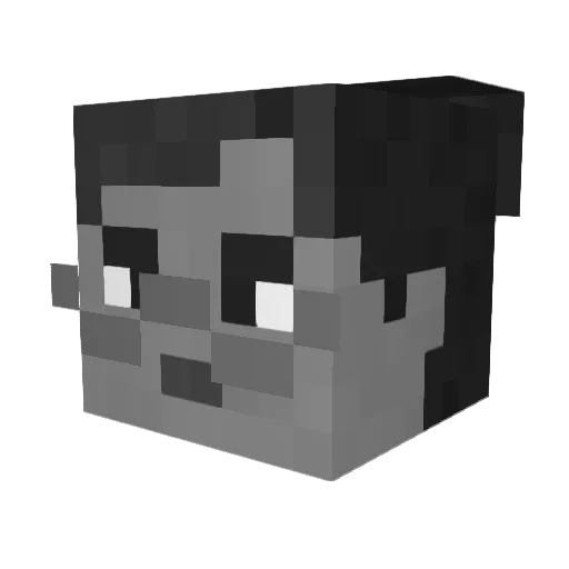 R0sa_Parks Minecraft avatar head, 3D render