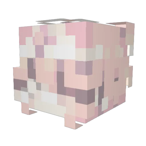 R0tt3nM0th Minecraft avatar head, 3D render
