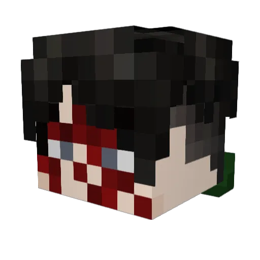 R0ttenPizza Minecraft avatar head, 3D render